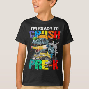 Jag är Redo att krossa förK Dinosaur TRex Monster T Shirt