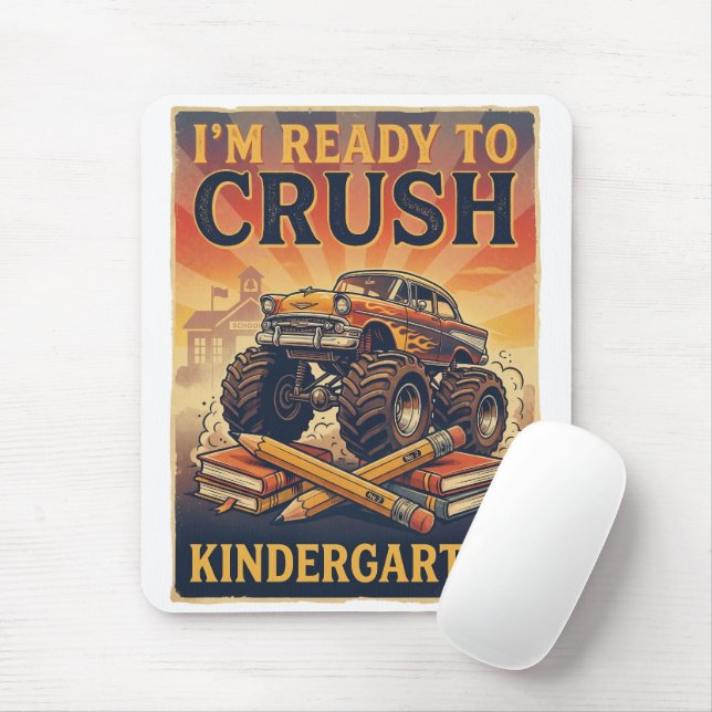 Jag är redo att krossa förskolan musmatta (Med mus)