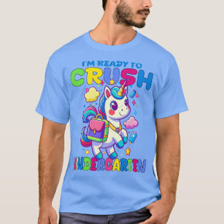 Jag är redo att krossa förskolan t shirt