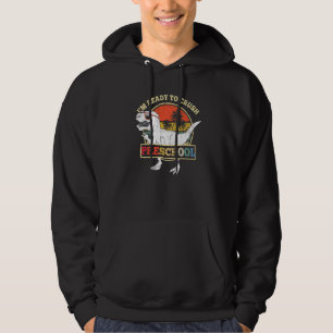 Jag är redo att krossa förskole-dinosaurien Rex ti Hoodie