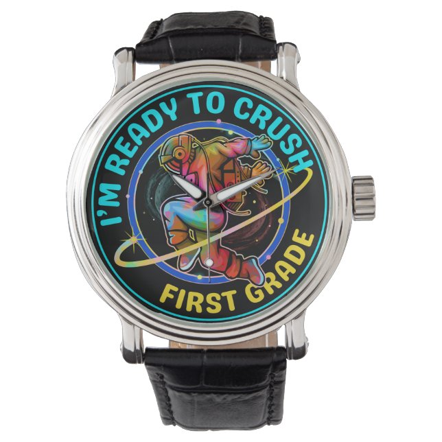 Jag är redo att krossa första klass armbandsur (Framsida)