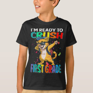 Jag är Redo att krossa första Klass Cat T-Shirt