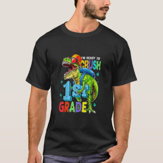 Jag är Redo att krossa första Klass-dinosaur tillb T Shirt