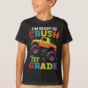 Jag är Redo att krossa första Klass Monster Lastbi T Shirt
