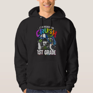Jag är redo att krossa första klass tillbaka till hoodie