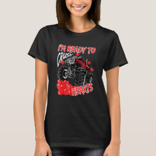 Jag är Redo att krossa Hearts Monster Lastbil Vale T Shirt