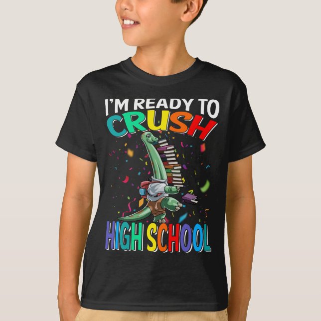 Jag är Redo att krossa högskolan. T Shirt (Framsida)