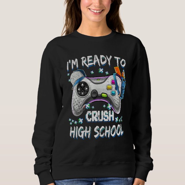 Jag är Redo att krossa högskolevideospelet till T Shirt (Framsida)