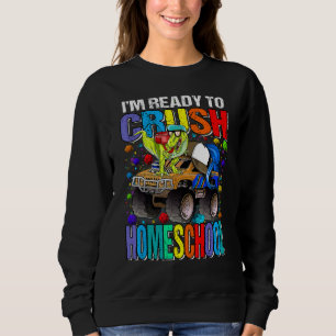 Jag är Redo att krossa Homeschool Monster Lastbil T Shirt
