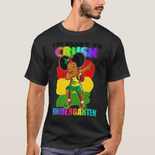 Jag är Redo att krossa Kinder Garten Black Girl Af T Shirt