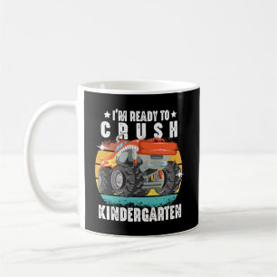 Jag är Redo att krossa Kindergarten Back to school Kaffemugg