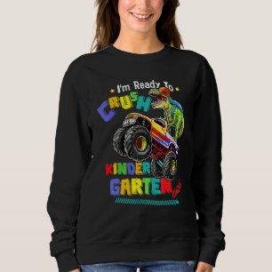 Jag är Redo att krossa Kindergarten Dinosaur tillb T Shirt