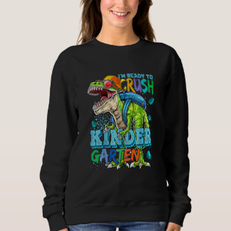 Jag är Redo att krossa Kindergarten Dinosaur tillb T Shirt