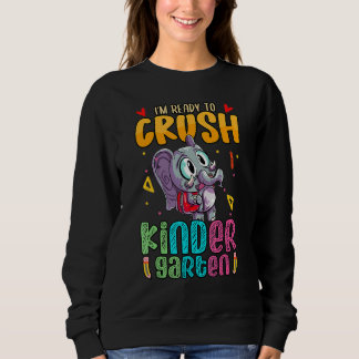 Jag är Redo att krossa Kindergarten med elefanthug T Shirt