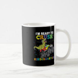Jag är Redo att krossa Kindergarten Monster Lastbi Kaffemugg