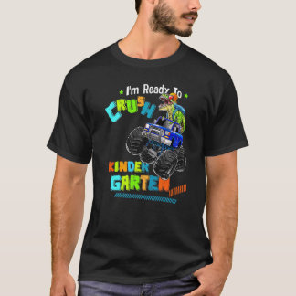Jag är Redo att krossa Kindergarten Monster Lastbi T Shirt