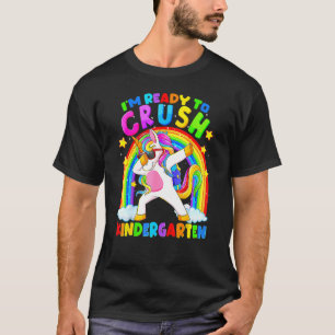 Jag är Redo att krossa Kindergarten Unicorn tillba T Shirt