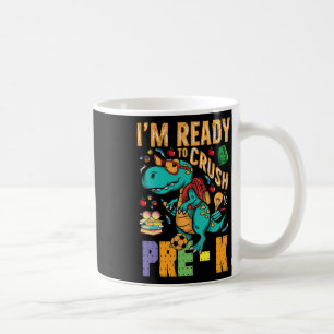 Jag är redo att krossa Pre-k monstertruck Dino Ck Kaffemugg