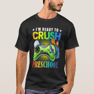 Jag är Redo att krossa Preschool Back to school Vi T Shirt