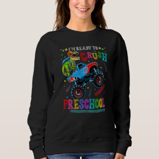 Jag är Redo att krossa Preschool Dinosaurs Rex Mon T Shirt