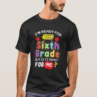 JAG Är Redo Att Krossa Sjätte Klass Back To School T Shirt