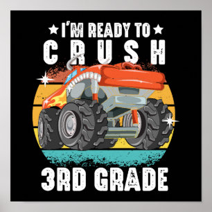 Jag är Redo att krossa tredje Klass Cute Back to s Poster