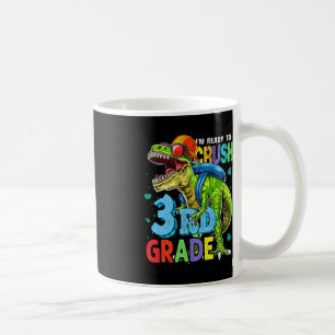 Jag är Redo att krossa tredje Klass-dinosaur tillb Kaffemugg