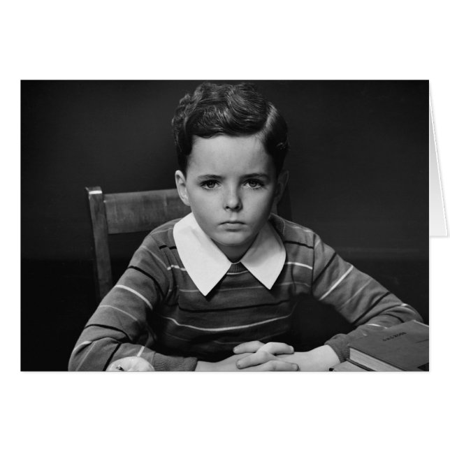 Jag är Redo att lära mig Hälsningskort (Framsidan Horizontal)