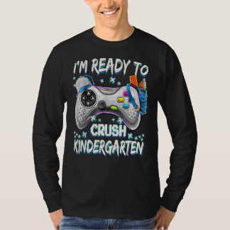 Jag är Redo Crush Kindergarten Back to school Vide T Shirt