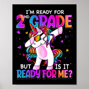 Jag är Redo för andra Klass Back to school andra K Poster