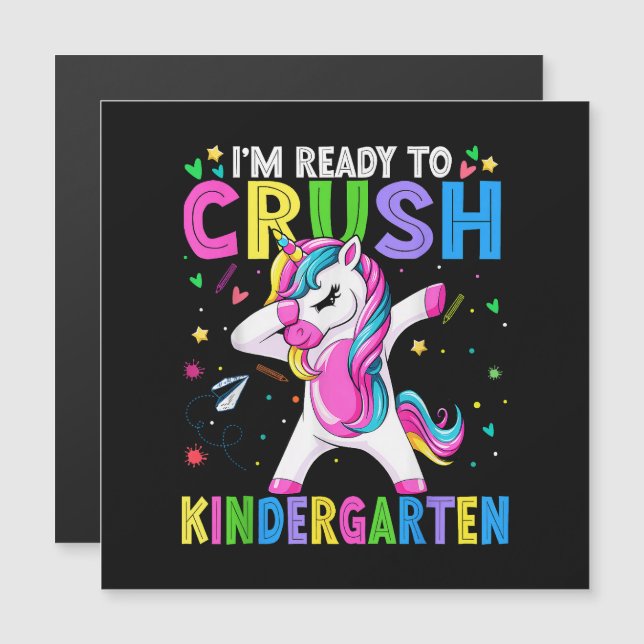 Jag är redo för förskoleklass tillbaka till skolan (Fram/baksida)