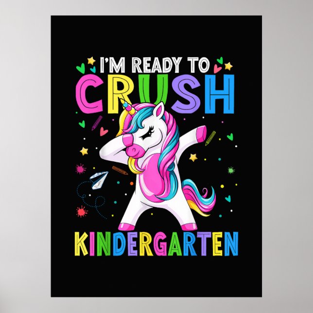 Jag är redo för förskoleklass tillbaka till skolan poster (Framsidan)