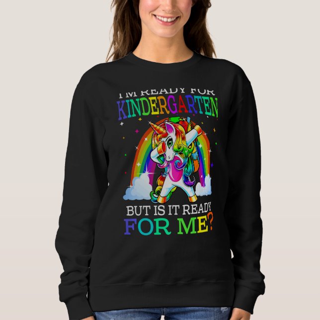 Jag är Redo för Kindergarten, men är det Redo för  T Shirt (Framsida)