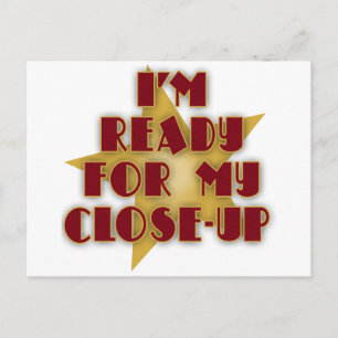 Jag är Redo för min avslutning Vykort
