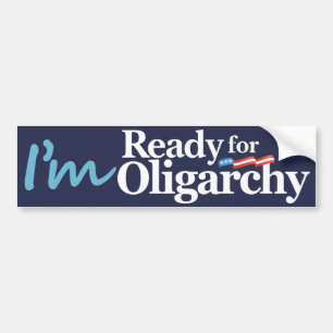 Jag är redo för oligarki Hillary-parodi Bildekal
