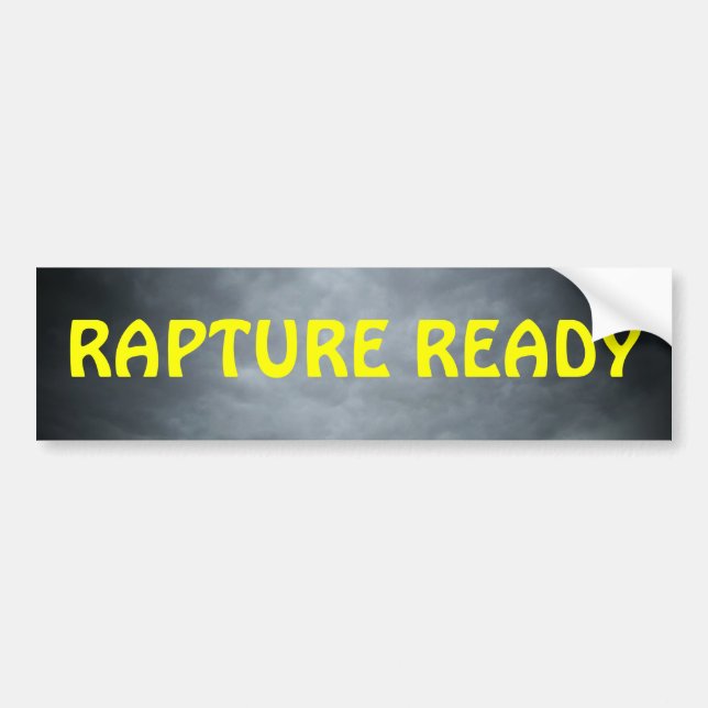 Jag är redo för Rapture, Är du? Bildekal (Framsidan)