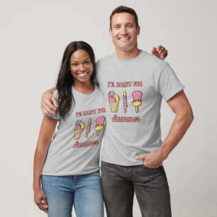 Jag är redo för sommaren rolig glass t shirt