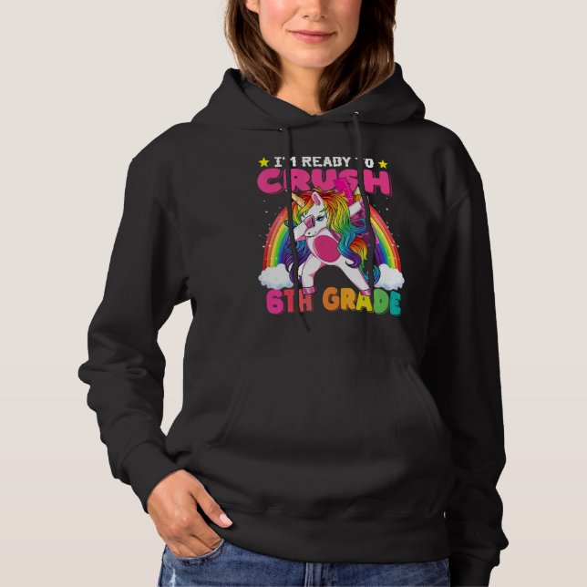 Jag är redo som krossar 6e klass t shirt (Framsida)