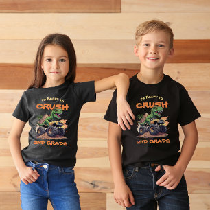 Jag är Redo till Crush 2nd Klass Back to School T Shirt