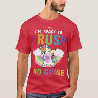 Jag är Redo till Crush 2nd Klass Back to school Un T Shirt
