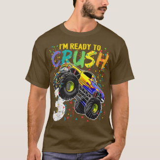Jag är Redo till Crush 3 Monster Lastbil 3:e födel T Shirt