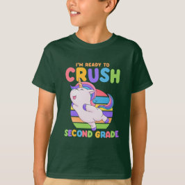 Jag är Redo till Crush andra Klass back to school T Shirt