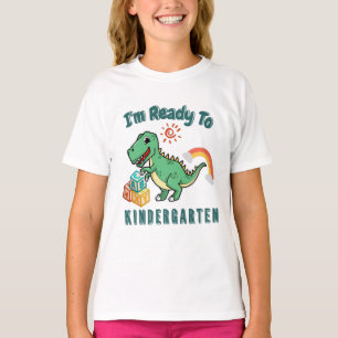 Jag är redo till dagis t shirt