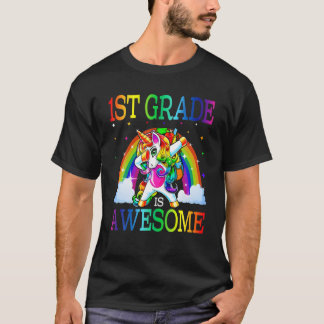 Jag är Redo till Sten 3Rd Klass Unicorn tillbaka t Shirt