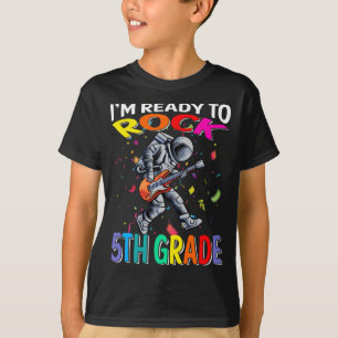 Jag är Redo till Sten 5:e Klass Astronaut T-Shirt