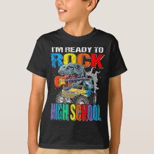 Jag är Redo till Sten High School Monster Lastbil T Shirt