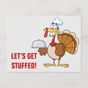 Jag är Redo till Thanksgiving middag Helg Vykort