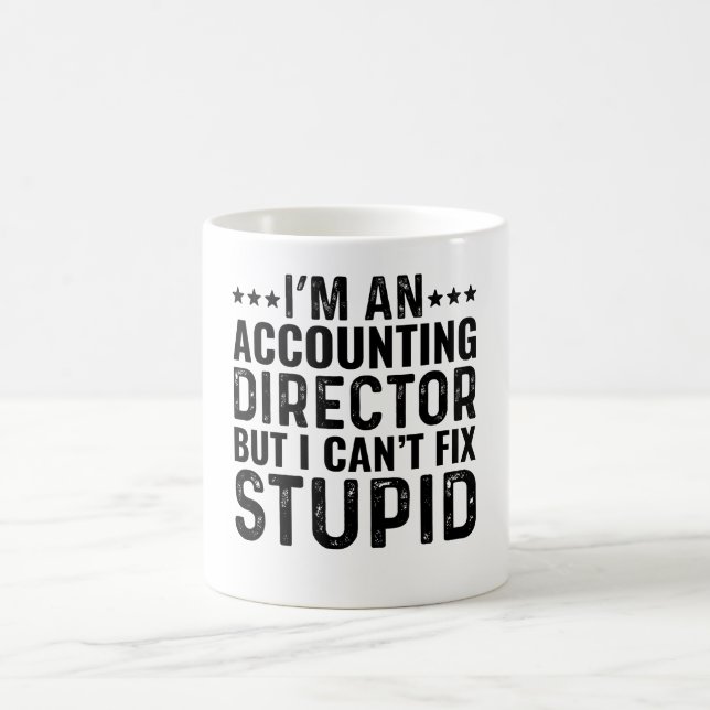 Jag är redovisningschef, men jag kan inte fixa det kaffemugg (Center)