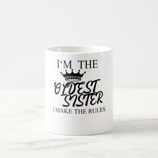 Jag är Regler:s äldsta syster Kaffemugg (Center)