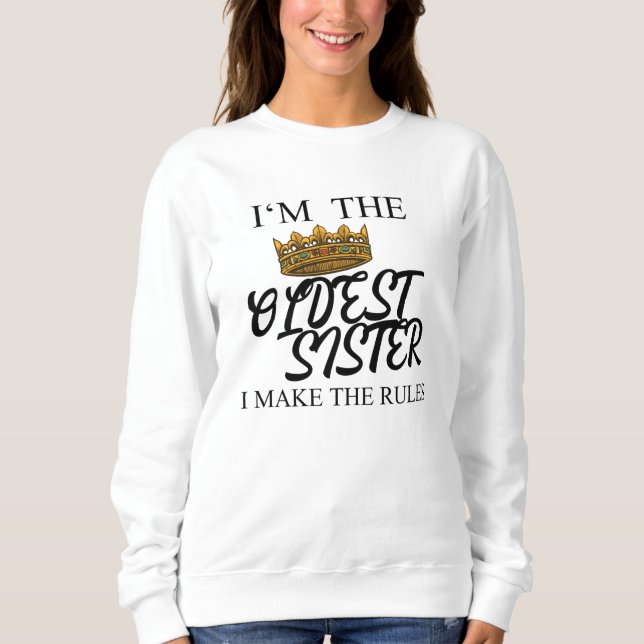 Jag är Regler:s äldsta syster T Shirt (Framsida)